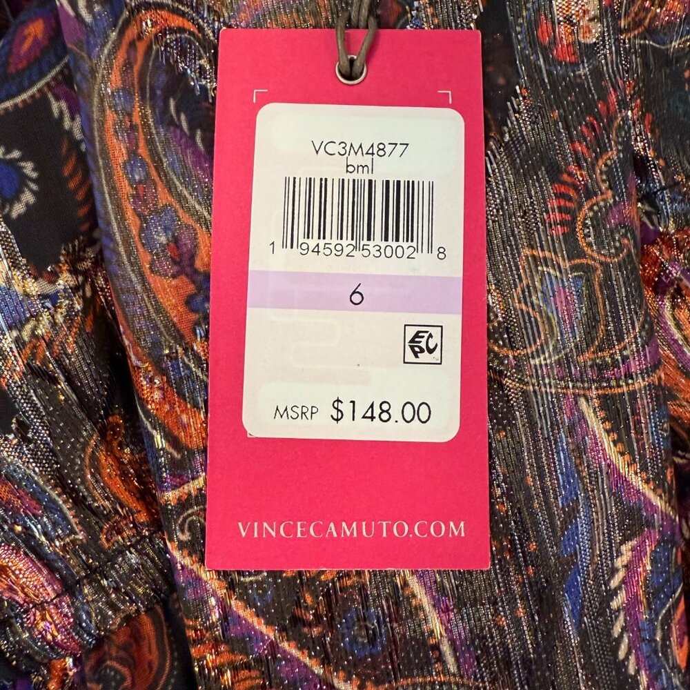 Vince Camuto Stepping Out Long Sleeve Mini Dress Size 6 NWT - Picture 5 of 7